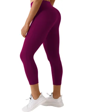 22 High Waist Side Line Capris grapevine_yogastudio