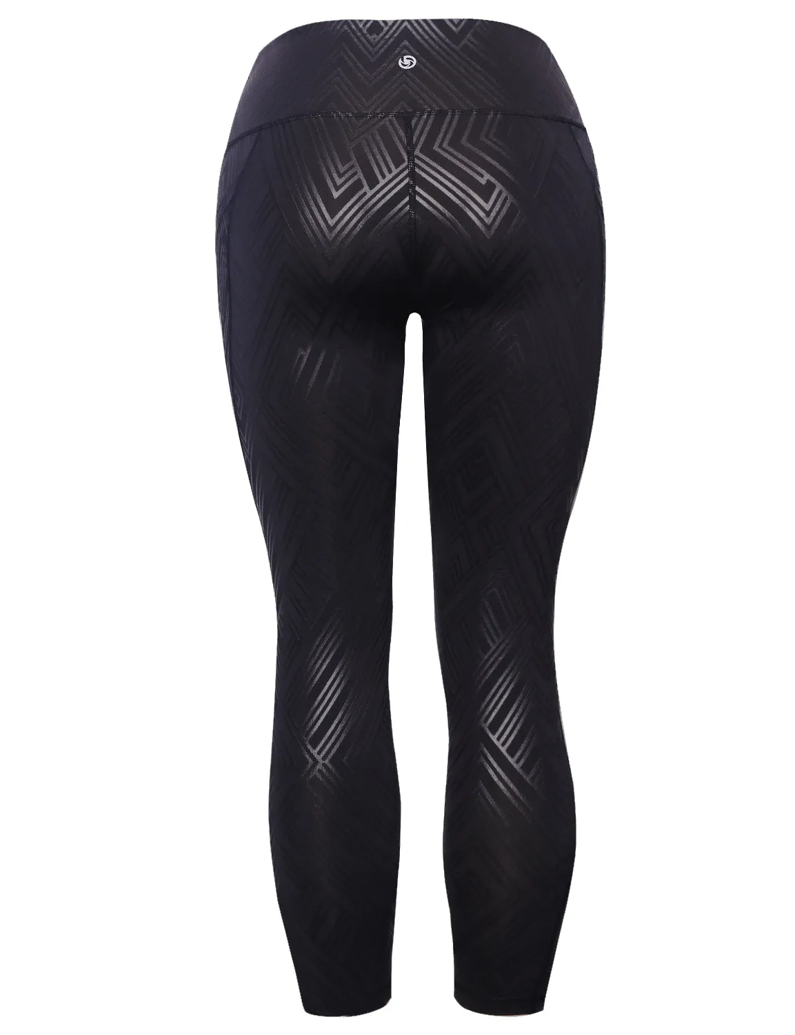 22" inseam 3D Printed Yoga Pants DIAMOND