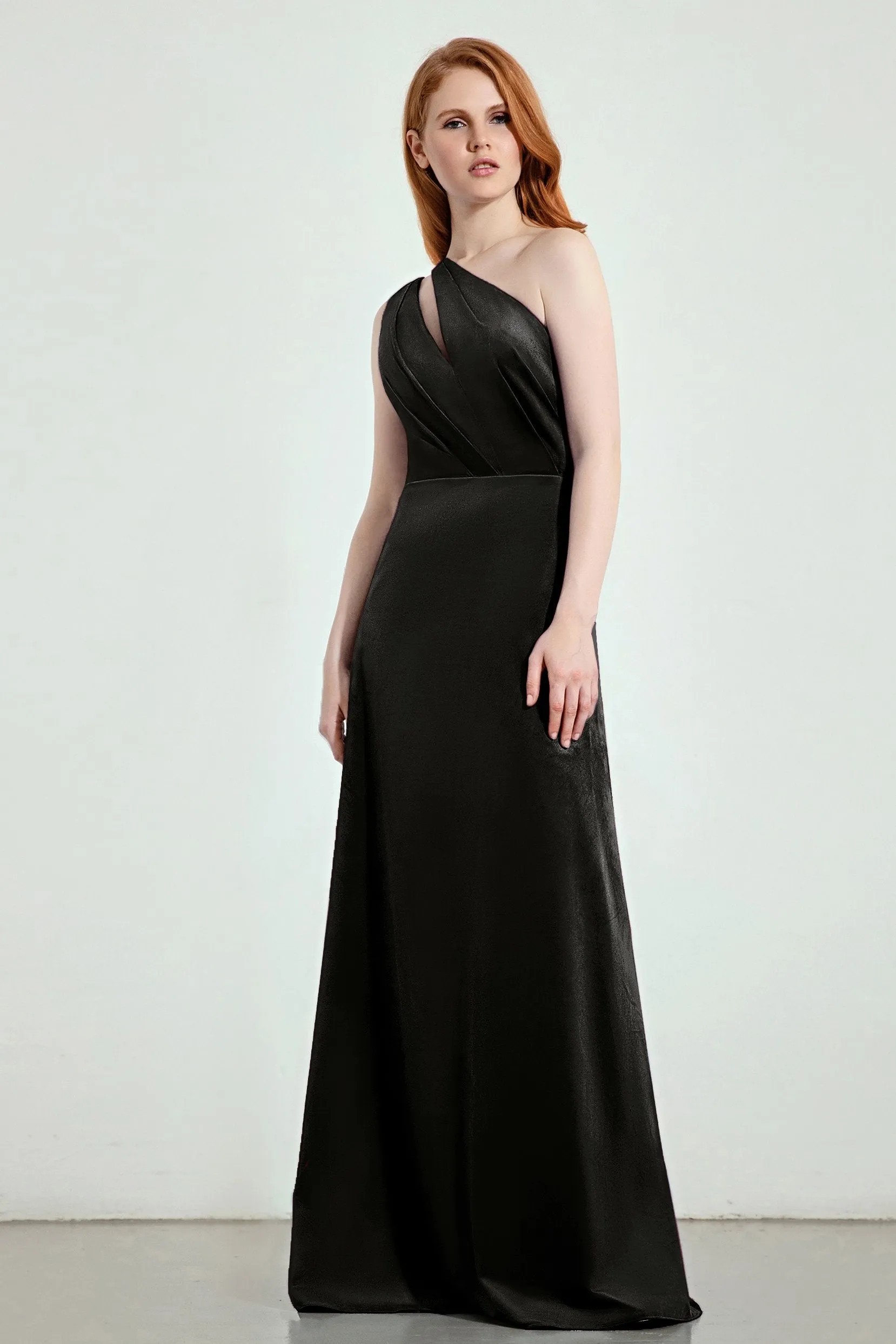 A-Line Sweep-Brush Train Bridesmaid Dress Formal Dresses CB0277