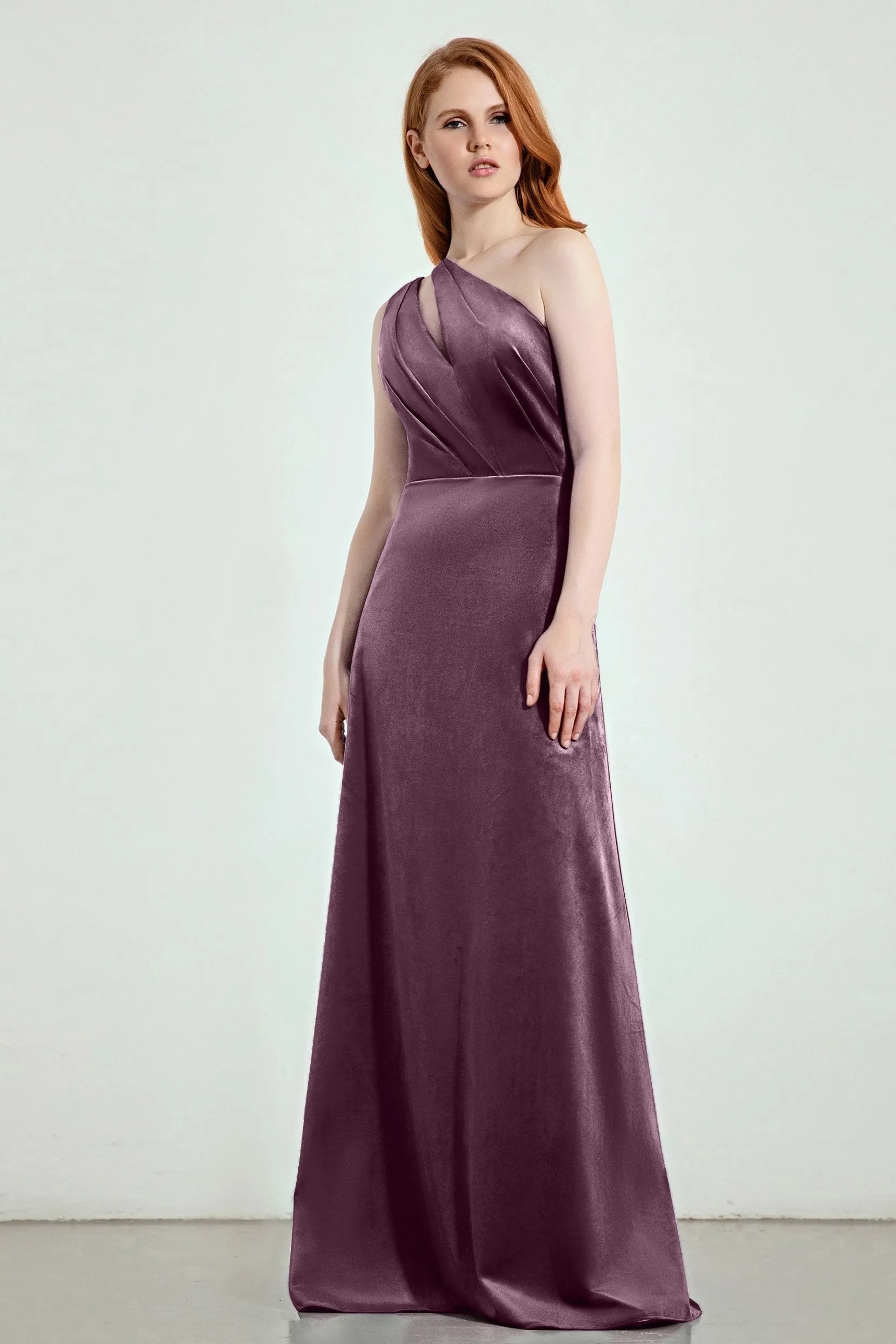 A-Line Sweep-Brush Train Bridesmaid Dress Formal Dresses CB0277