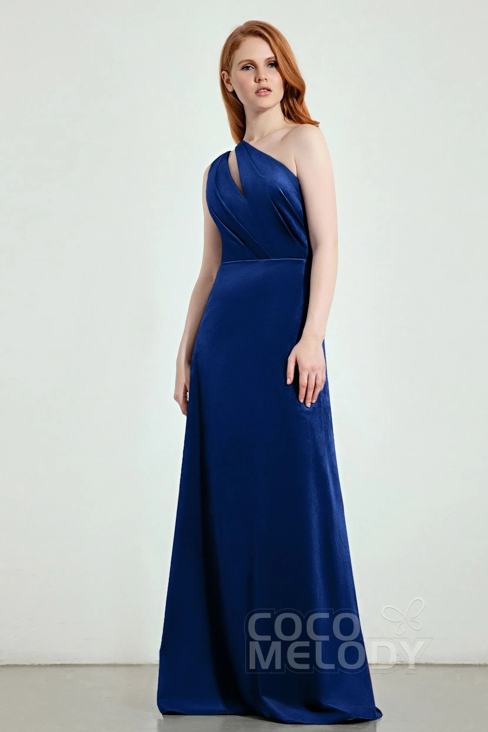 A-Line Sweep-Brush Train Bridesmaid Dress Formal Dresses CB0277