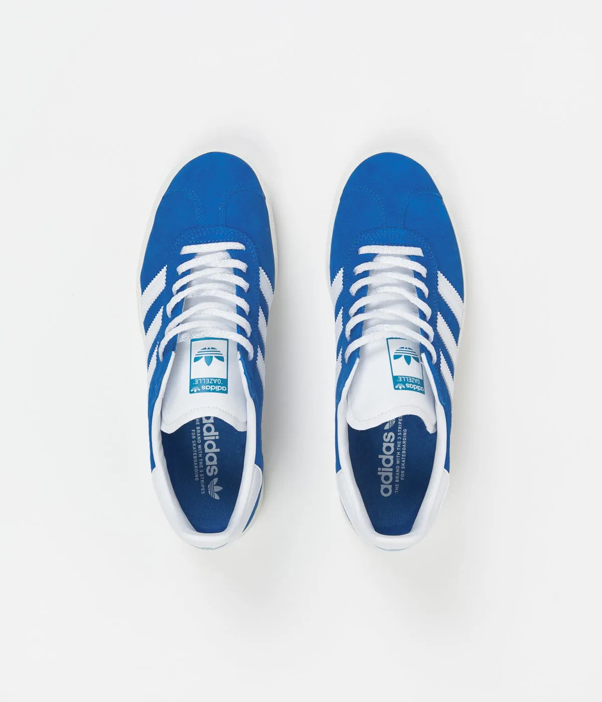 Adidas Gazelle ADV Shoes - Bluebird / White / White