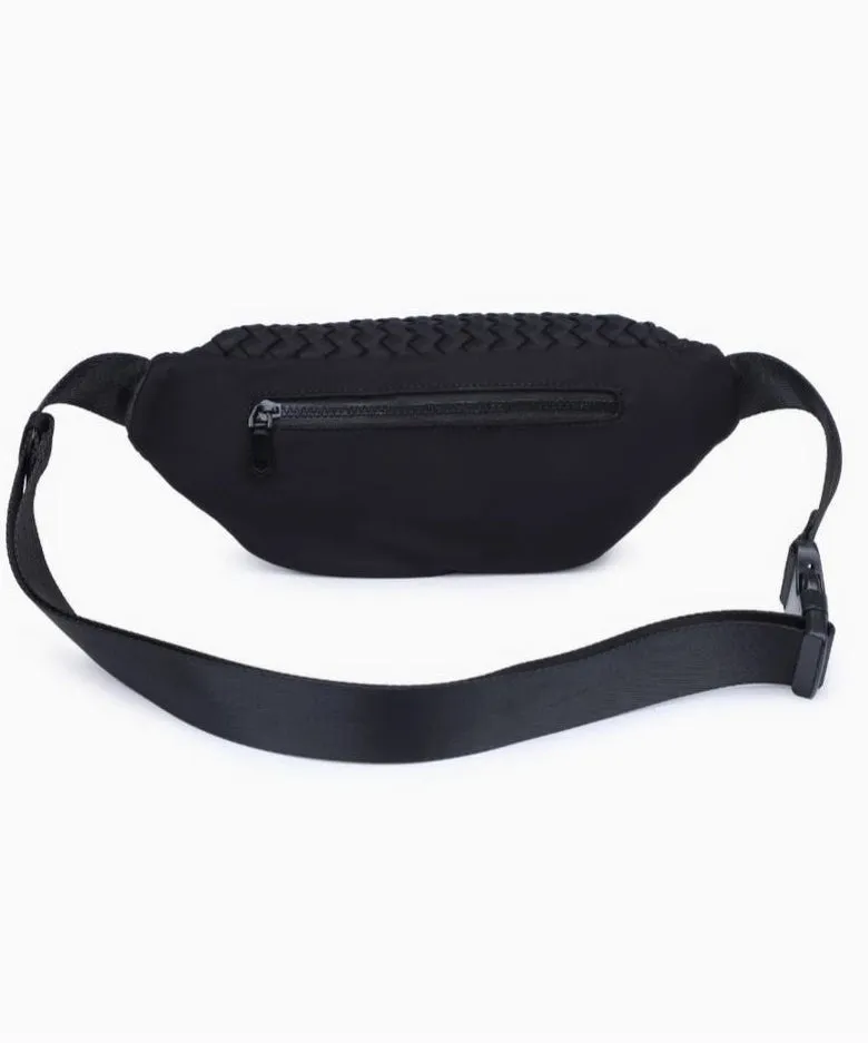 Aim High Neoprene Belt Bag - Black