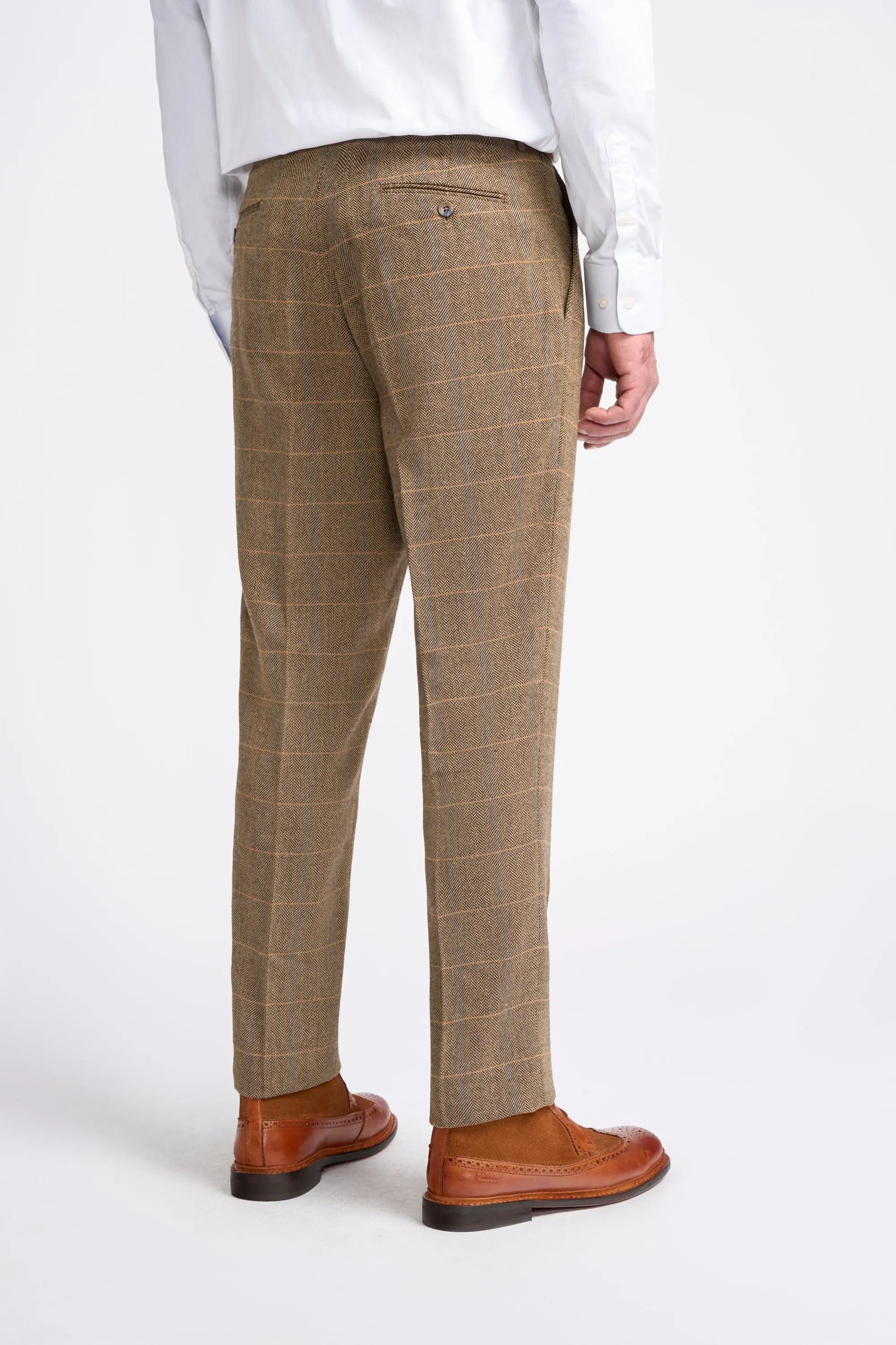 Albert Brown Regular Tweed Three Piece