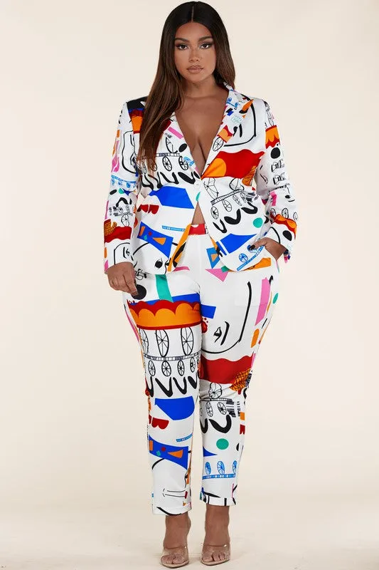 Art Party Pant Suit