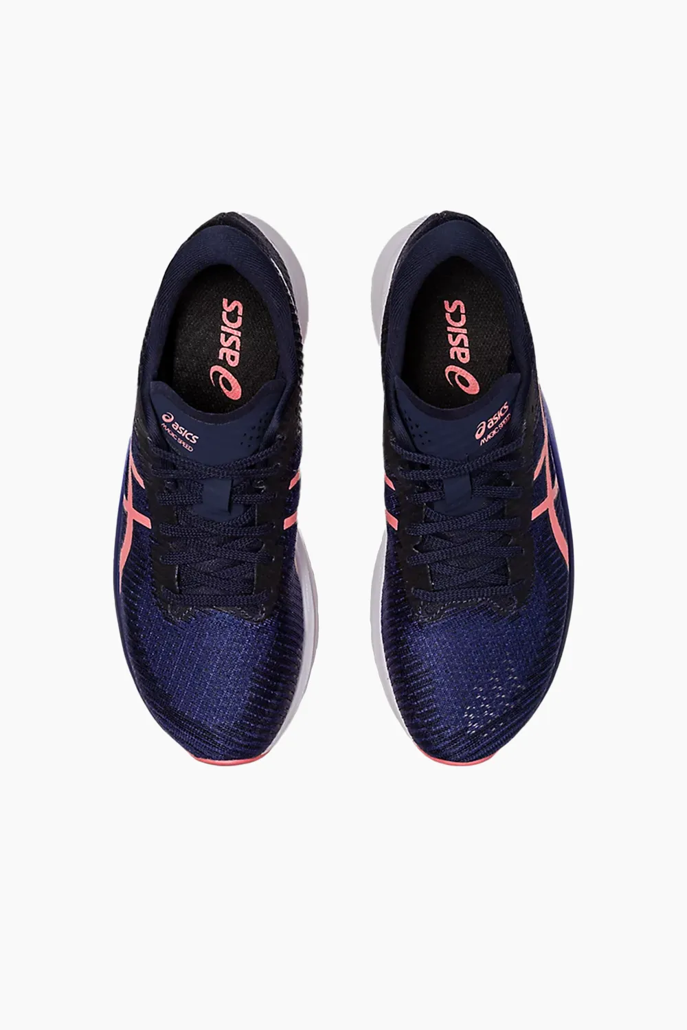 ASICS Women's Magic Speed 2 in Indigo Blue/Papaya