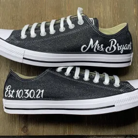 Black Bridal Converse