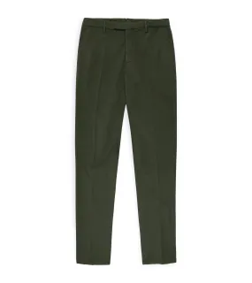 Boglioli Superlight Cotton K Suit Trousers: Olive