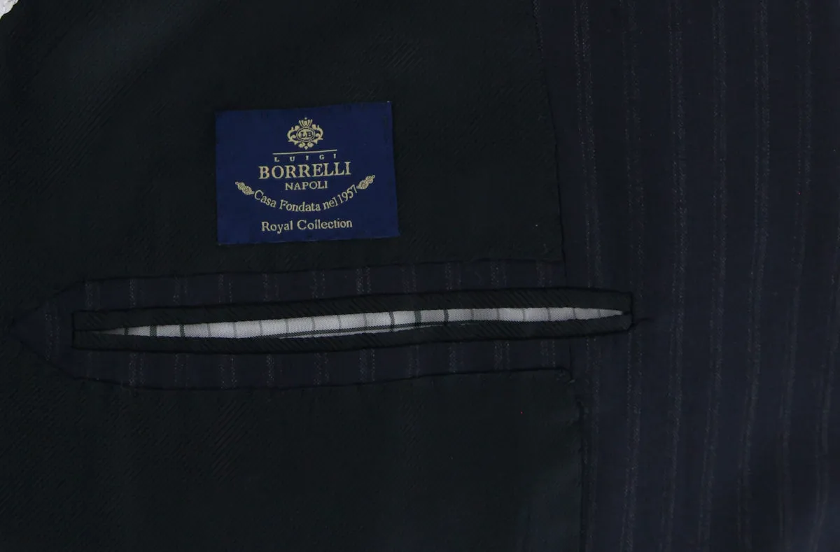 Borrelli Midnight Navy Blue Suit