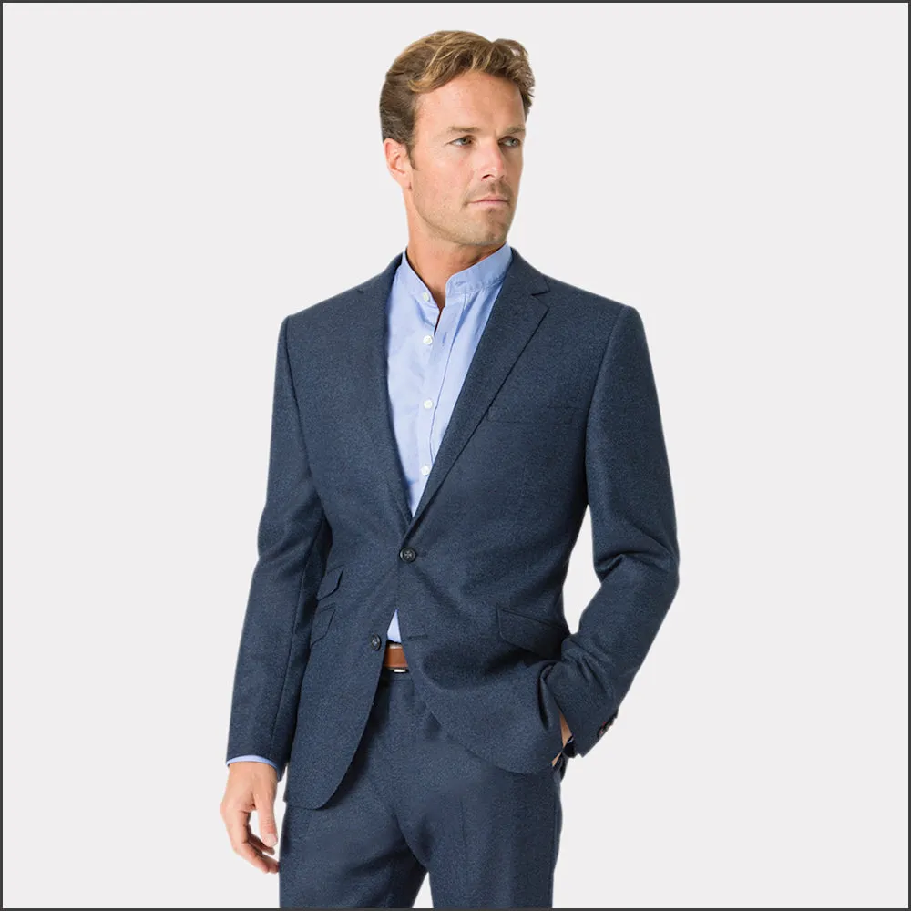 Brook Taverner Clifford Navy Donegal Wool Suit - Waistcoat Optional<><>