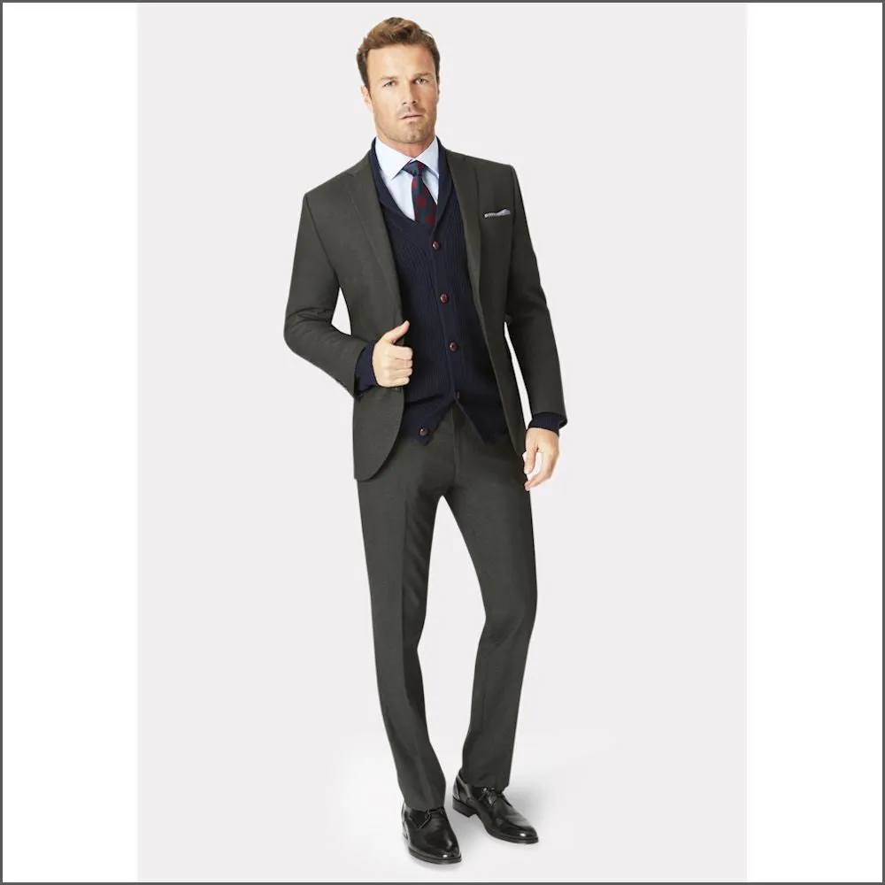 Brook Taverner Dijon Charcoal Suit<><>