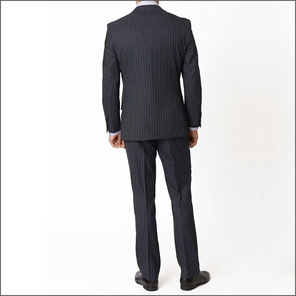 Brook Taverner Epsom Grey Pinstripe Super 110's Suit***