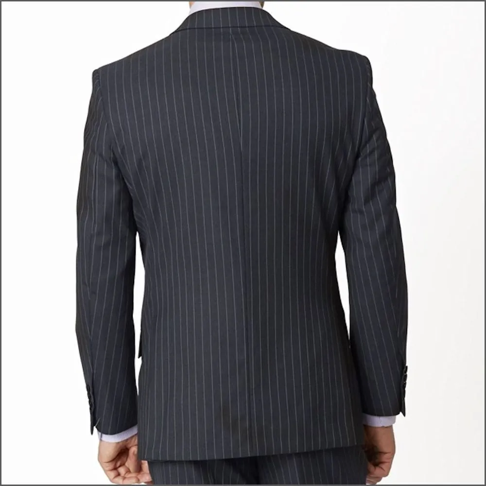 Brook Taverner Epsom Grey Pinstripe Super 110's Suit***