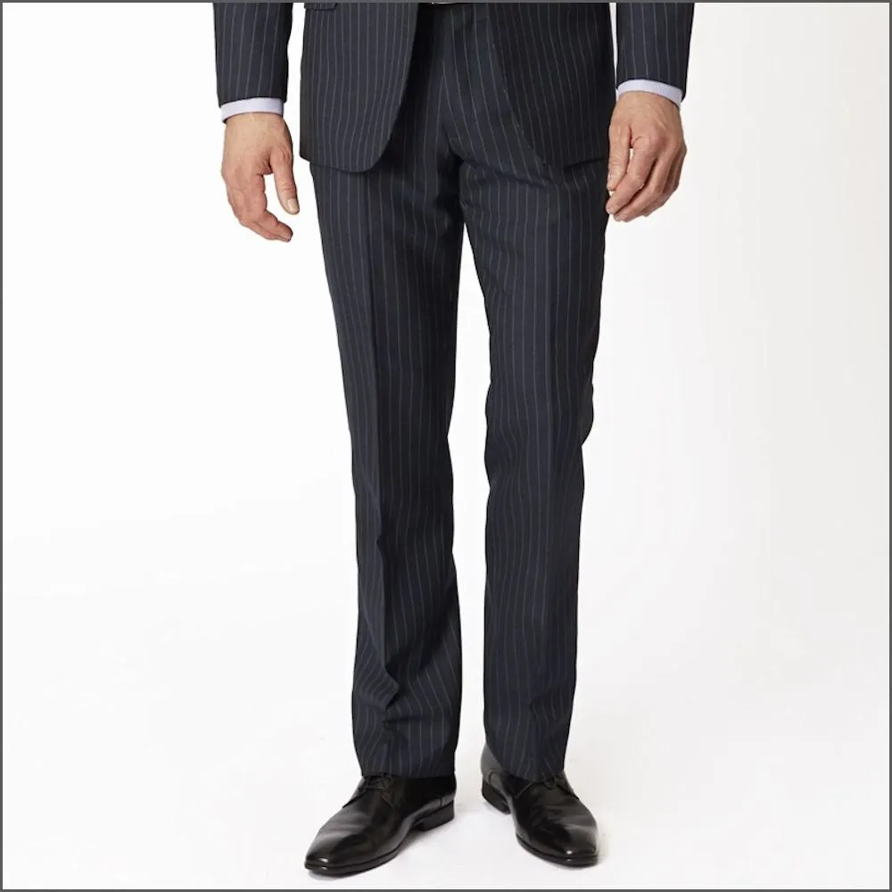 Brook Taverner Epsom Grey Pinstripe Super 110's Suit***