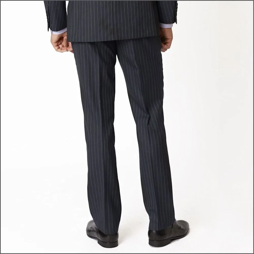 Brook Taverner Epsom Grey Pinstripe Super 110's Suit***