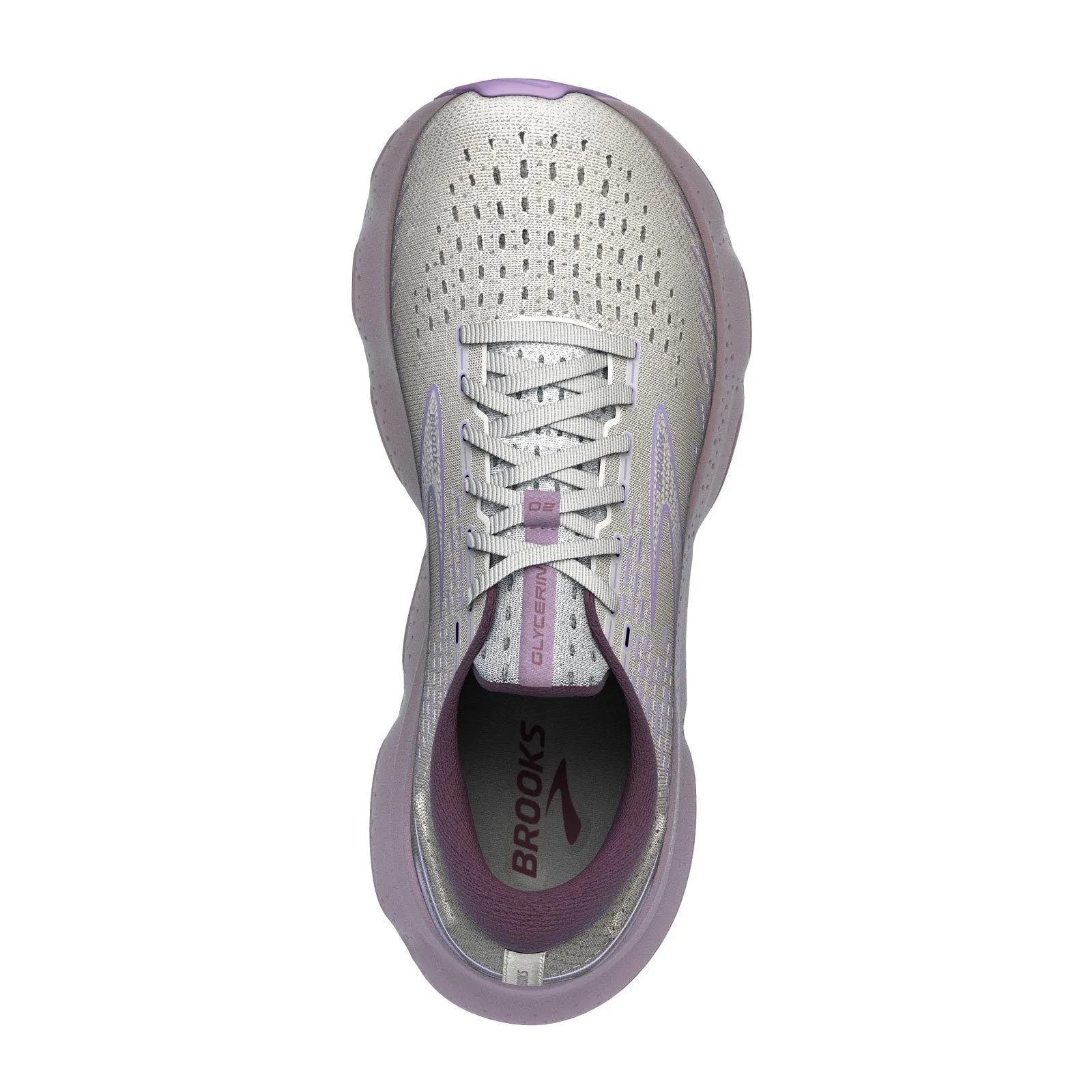 Brooks Glycerin 20 (Women) - White/Orchid/Lavender