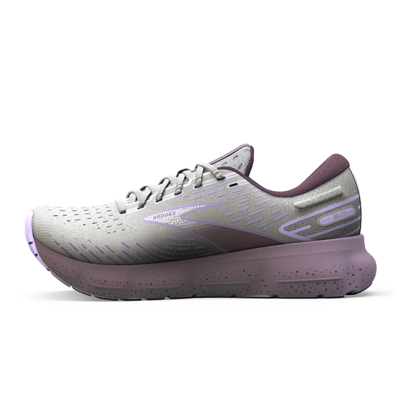 Brooks Glycerin 20 (Women) - White/Orchid/Lavender