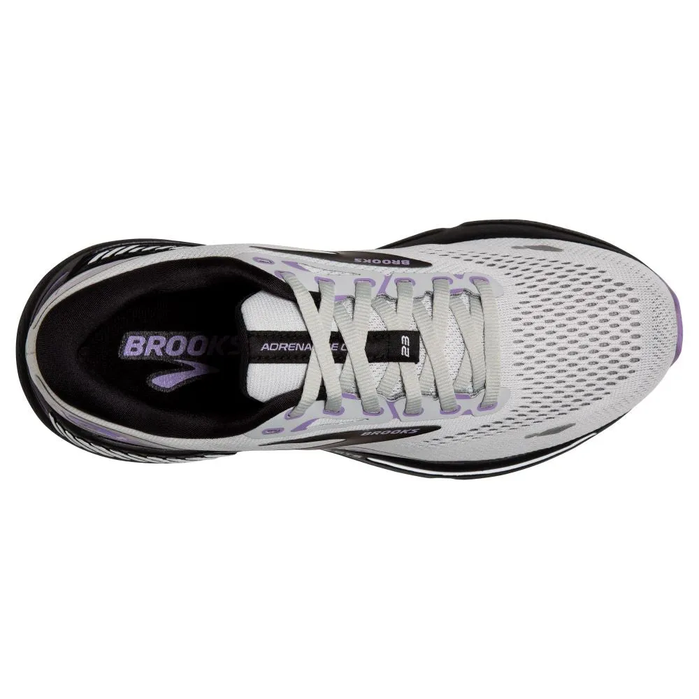 'Brooks' Women's Adrenaline GTS 23 - Grey / Black / Purple