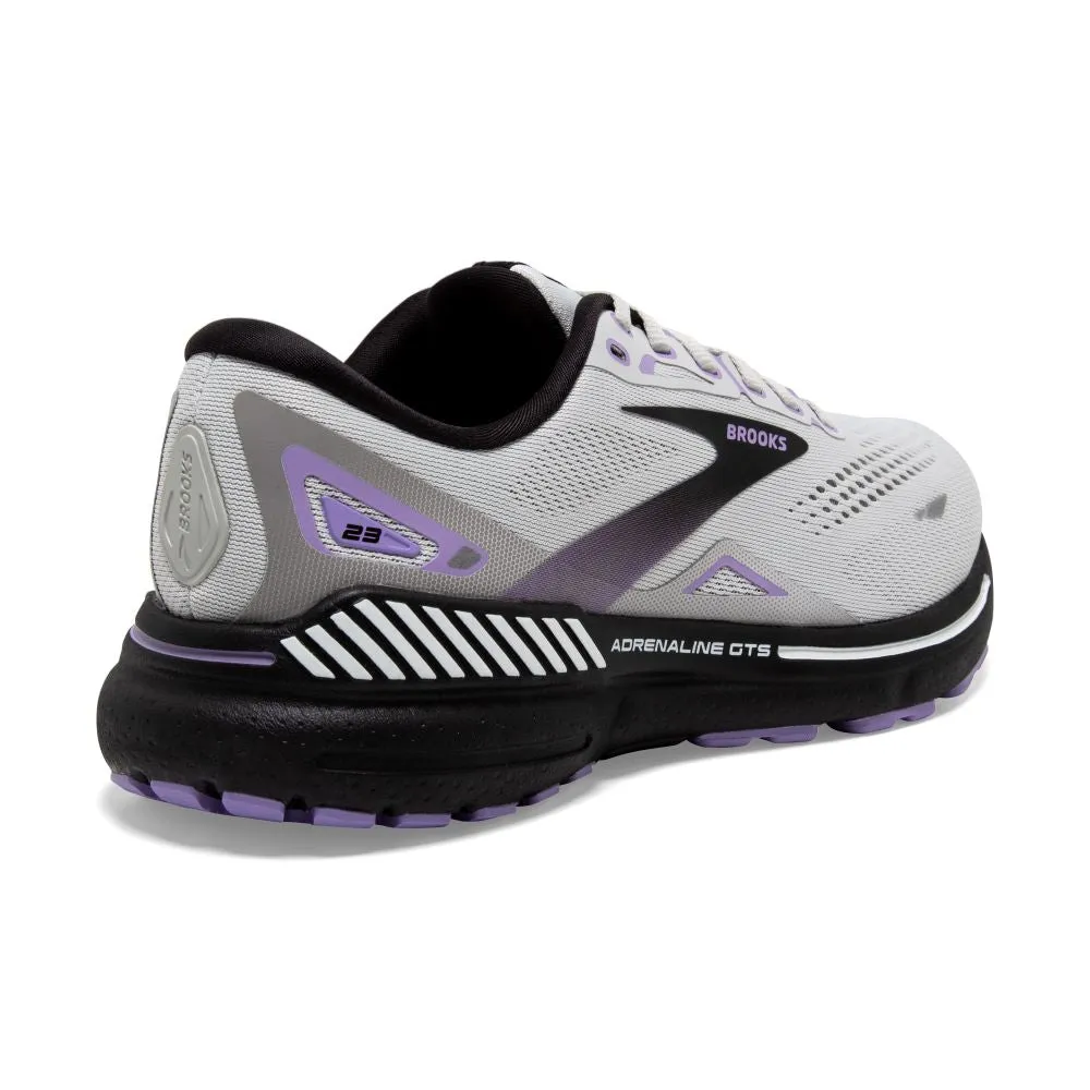 'Brooks' Women's Adrenaline GTS 23 - Grey / Black / Purple