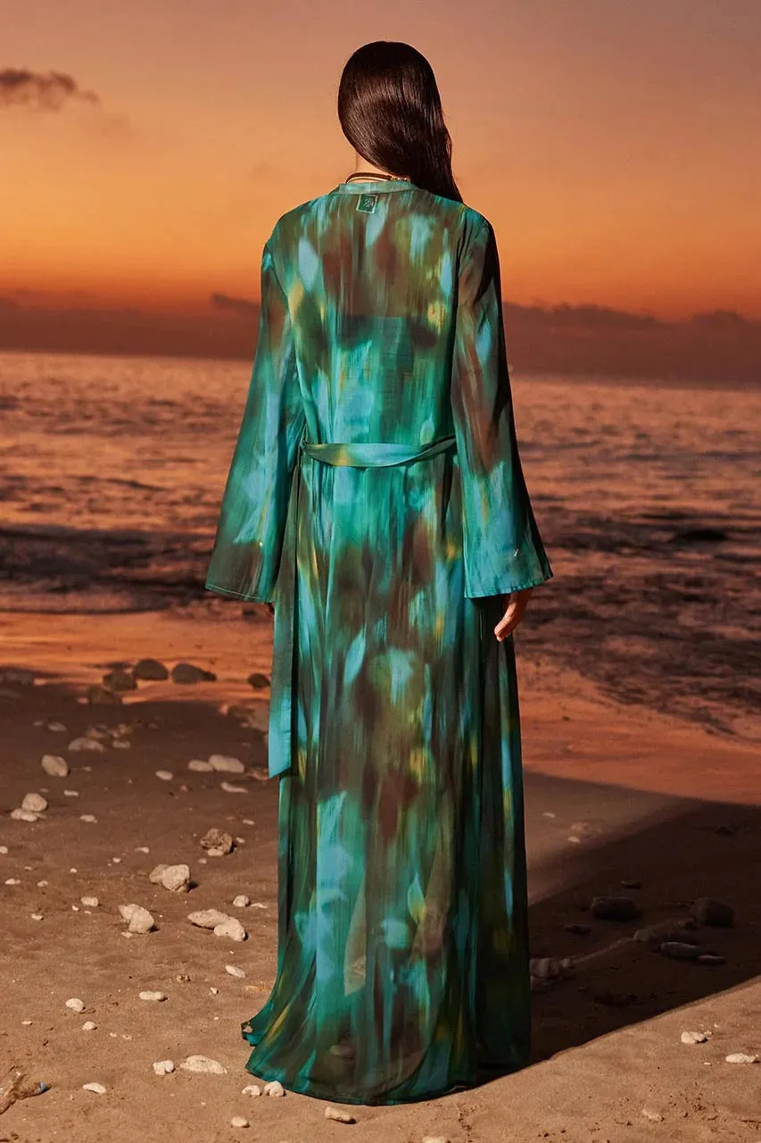 Camilla Robe - Cabana Green