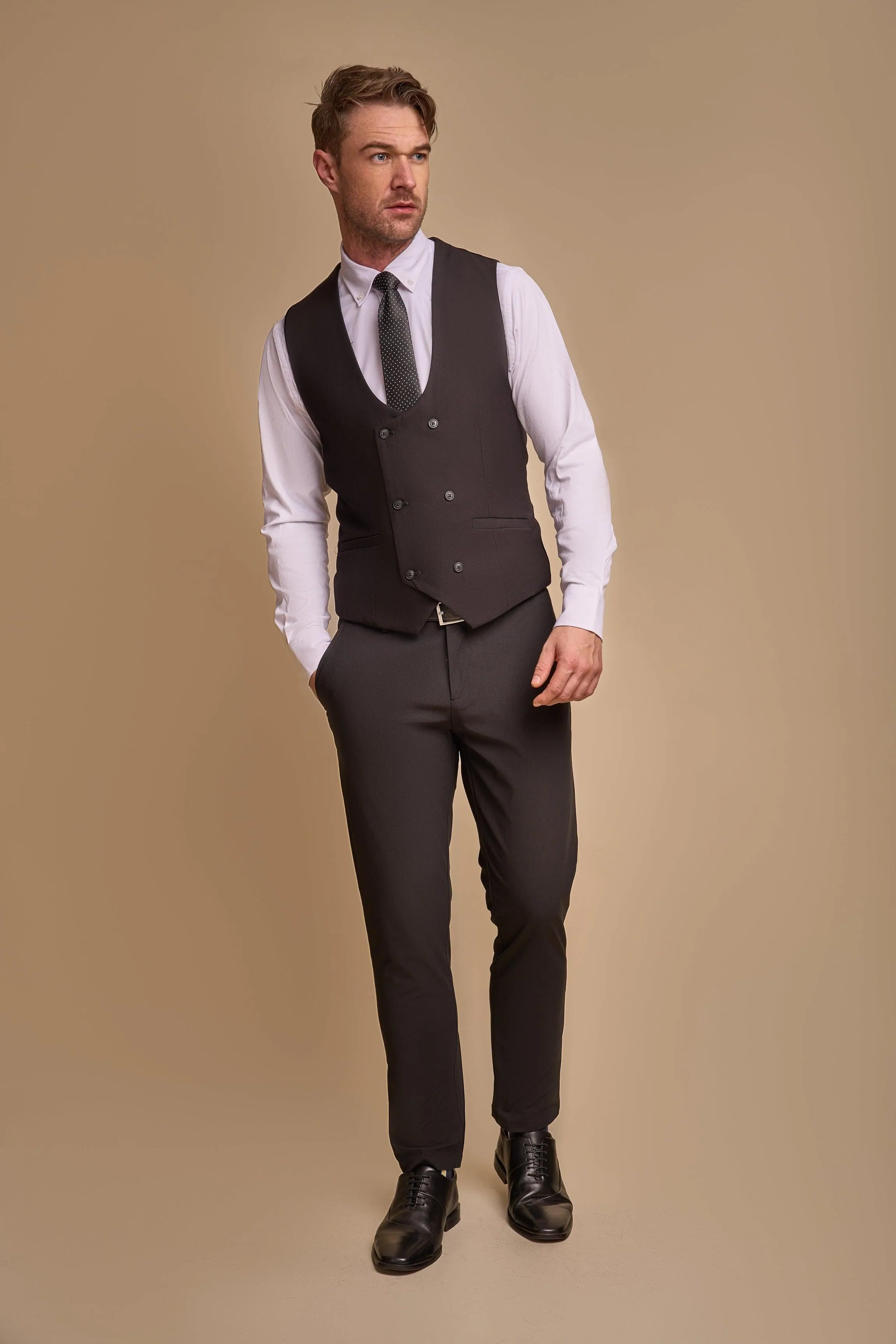 Caridi Olive With Marco Waistcoat & Reed Trousers