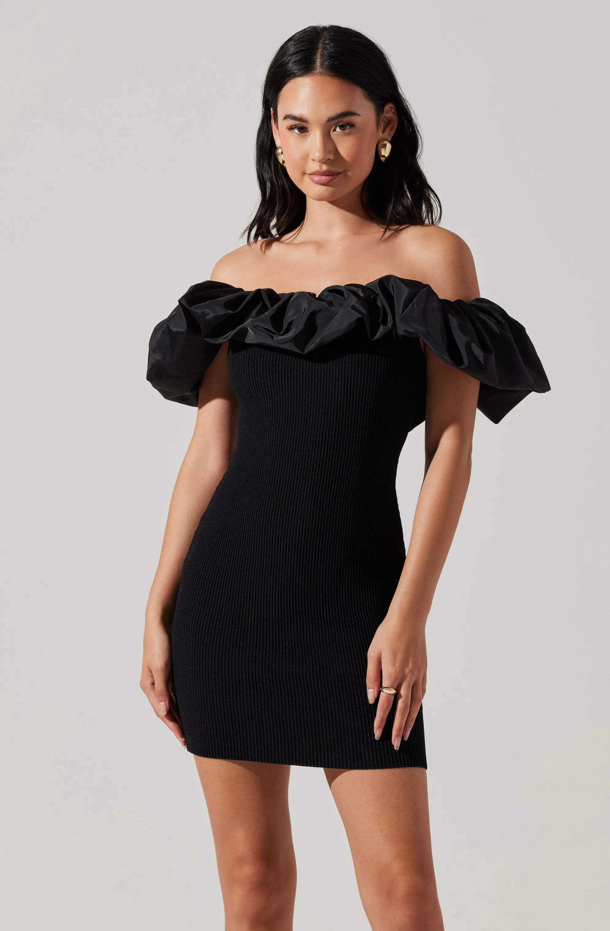 Cherie Off The Shoulder Mini Dress