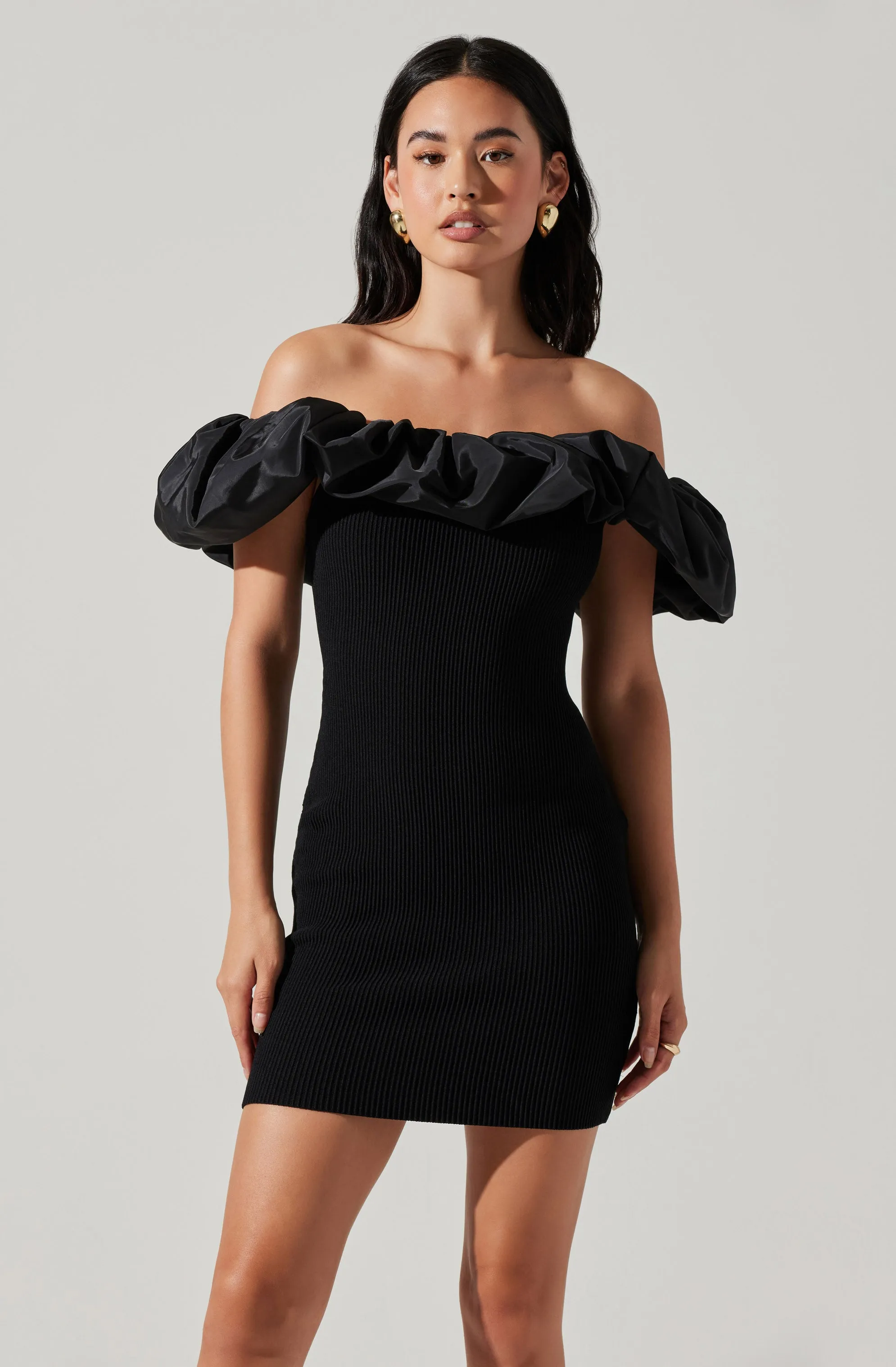 Cherie Off The Shoulder Mini Dress