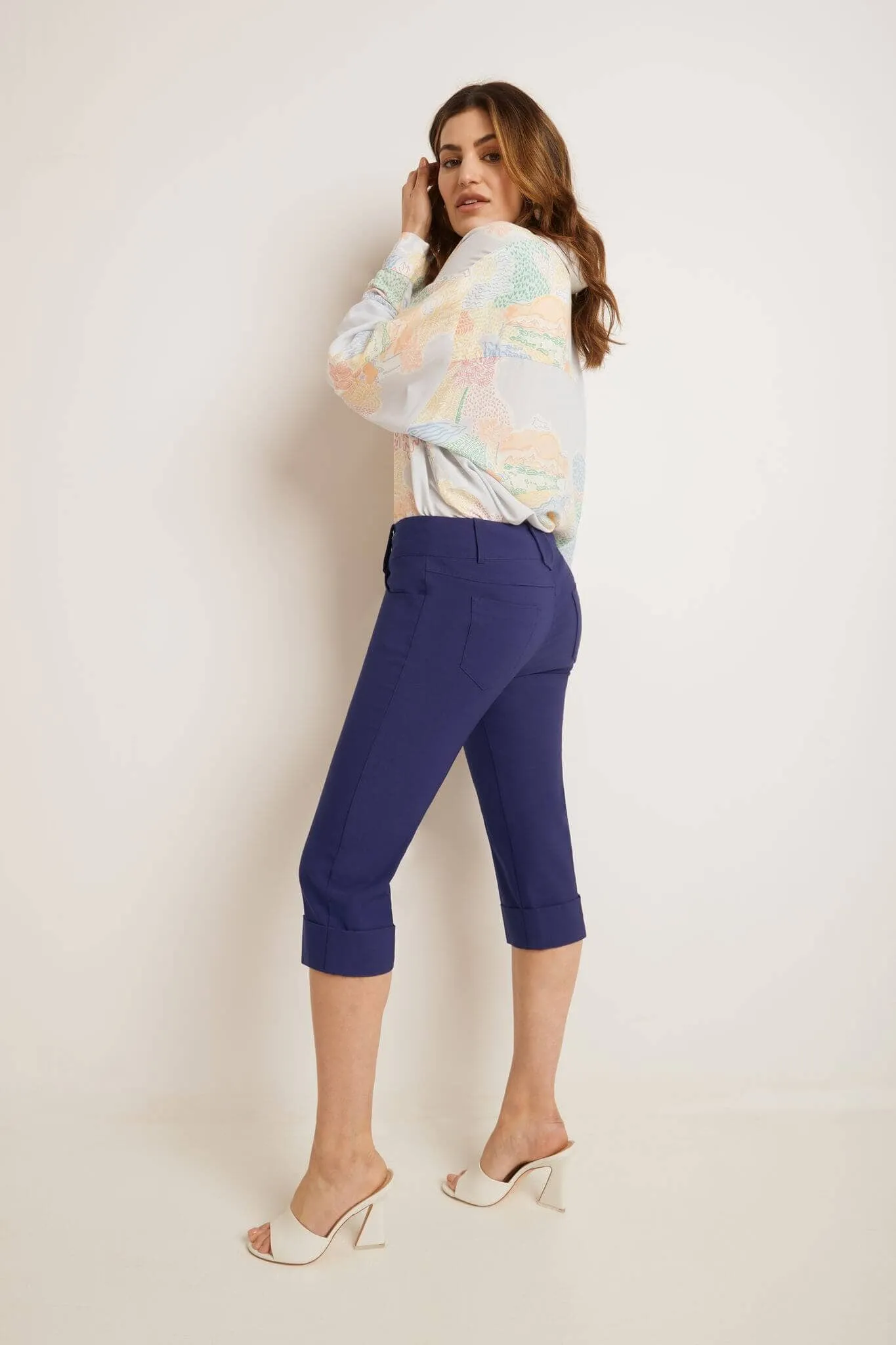 Chic Capri with Classic Cuffed Hem