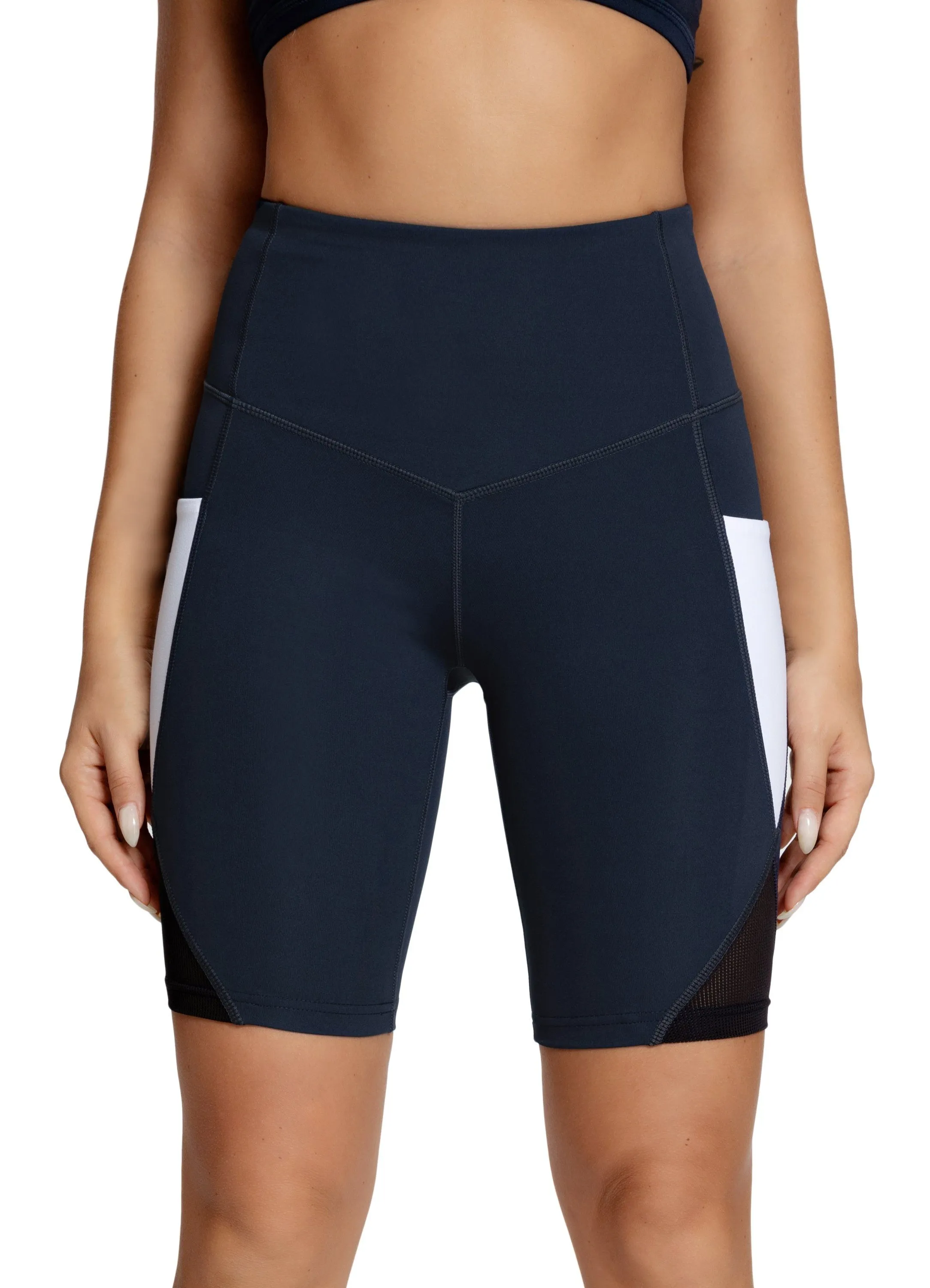 Color-Blocking Yoga Shorts