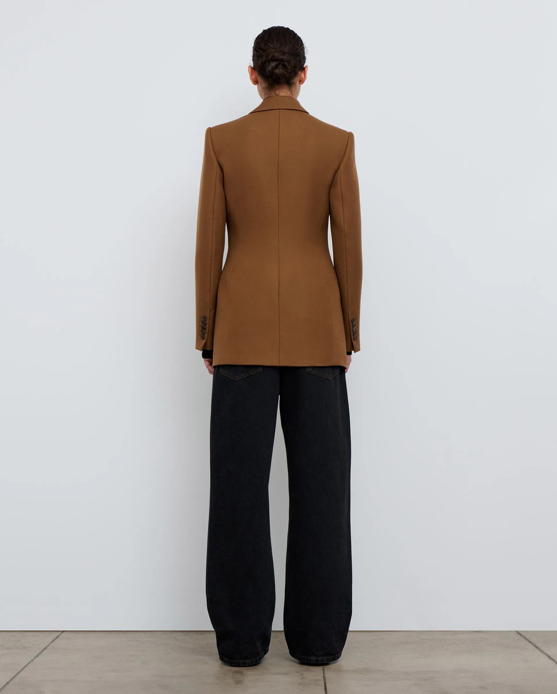 CONTOUR BLAZER / BROWN