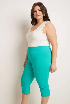 Curvy Capri with Flattering Wide Waistband