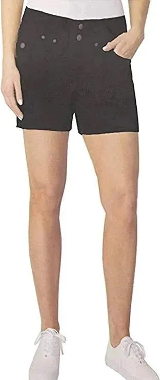 Dakota Blue Women's Mid Rise Soft Stretch Shorts