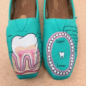 Dental Mouth Map Shoes