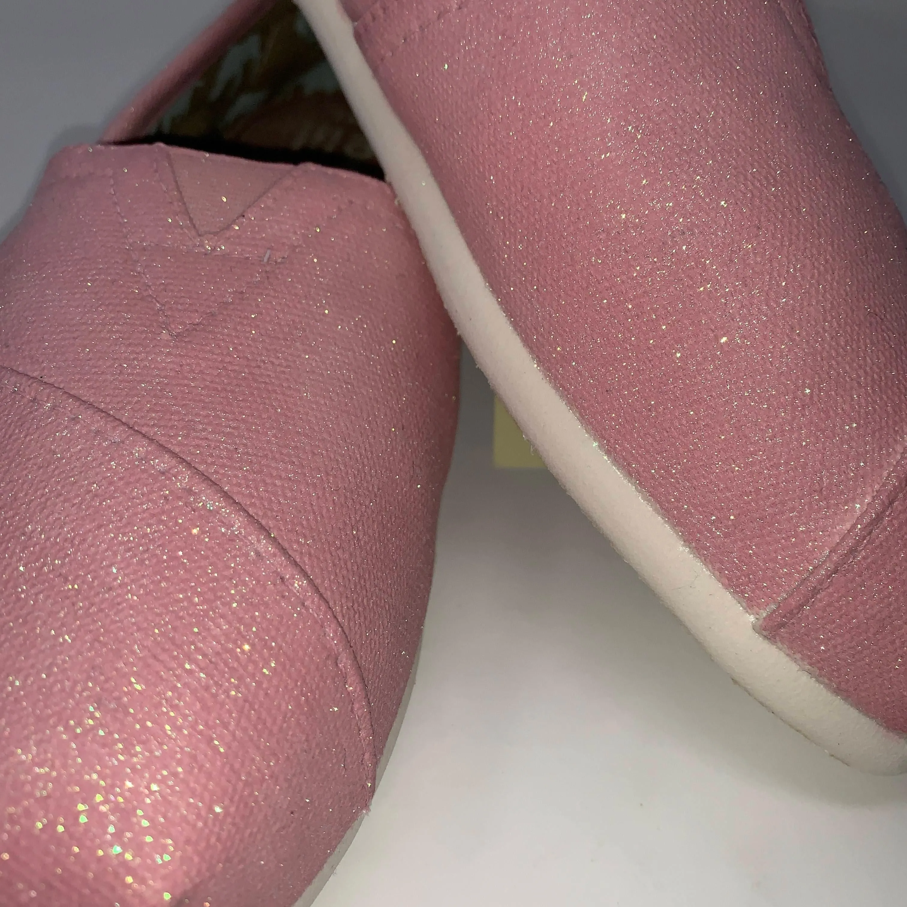 Dusty Rose Glitter Shoes