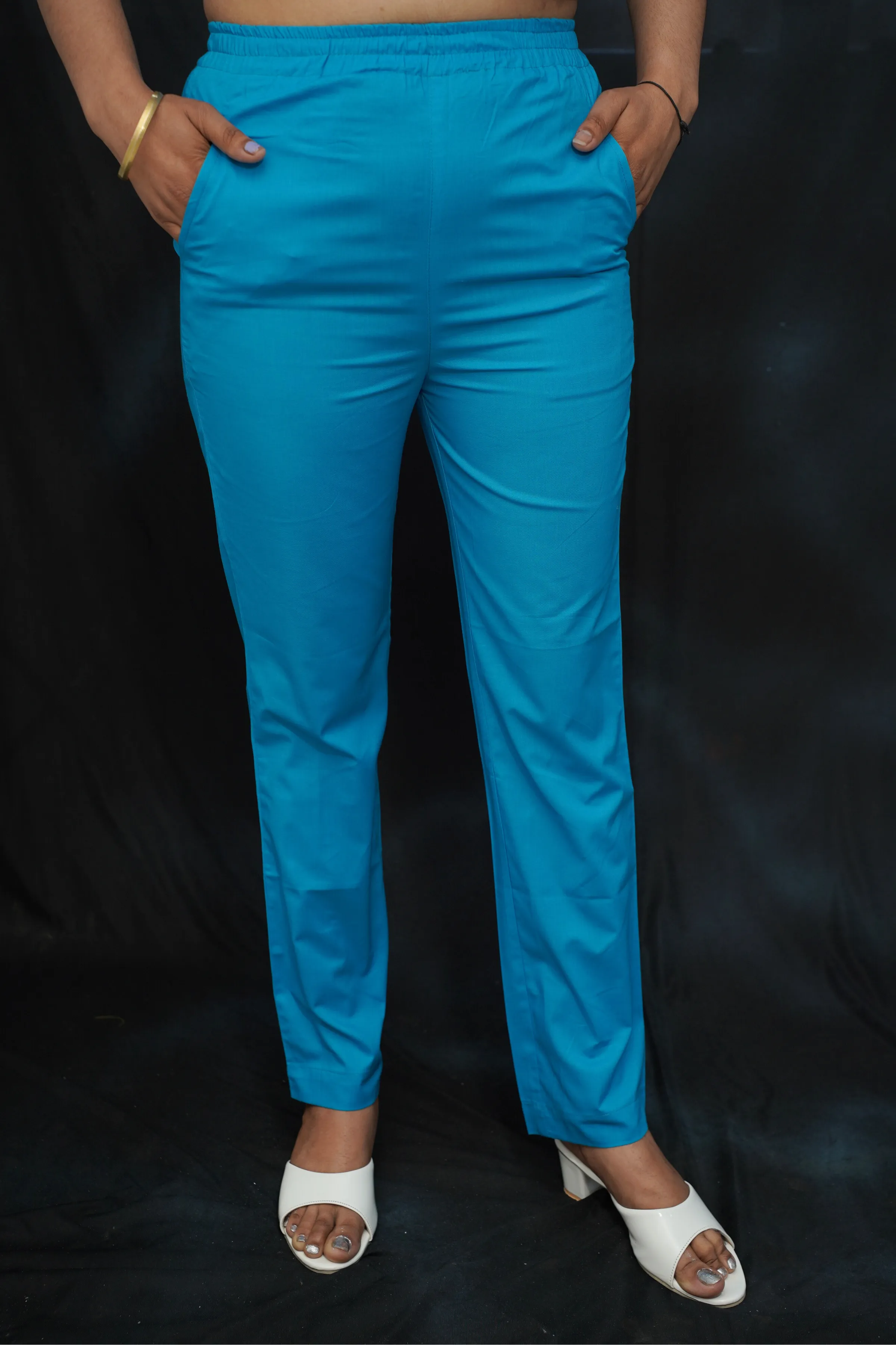 Firozi Cotton Kurti Pant