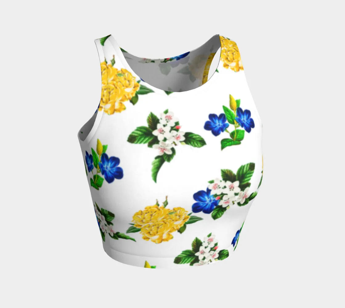 Floral Moments Athletic Crop Top