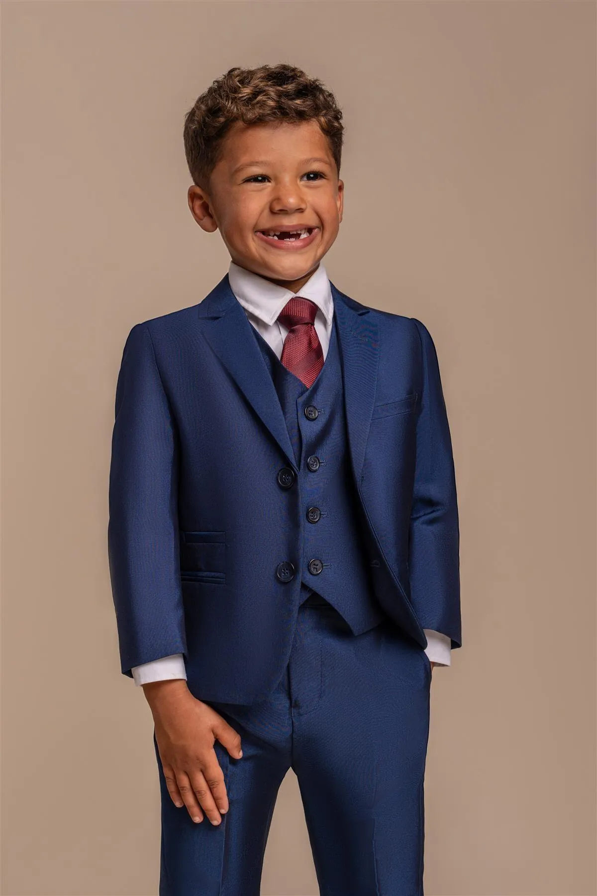 Ford Blue Boys Three Piece Suit