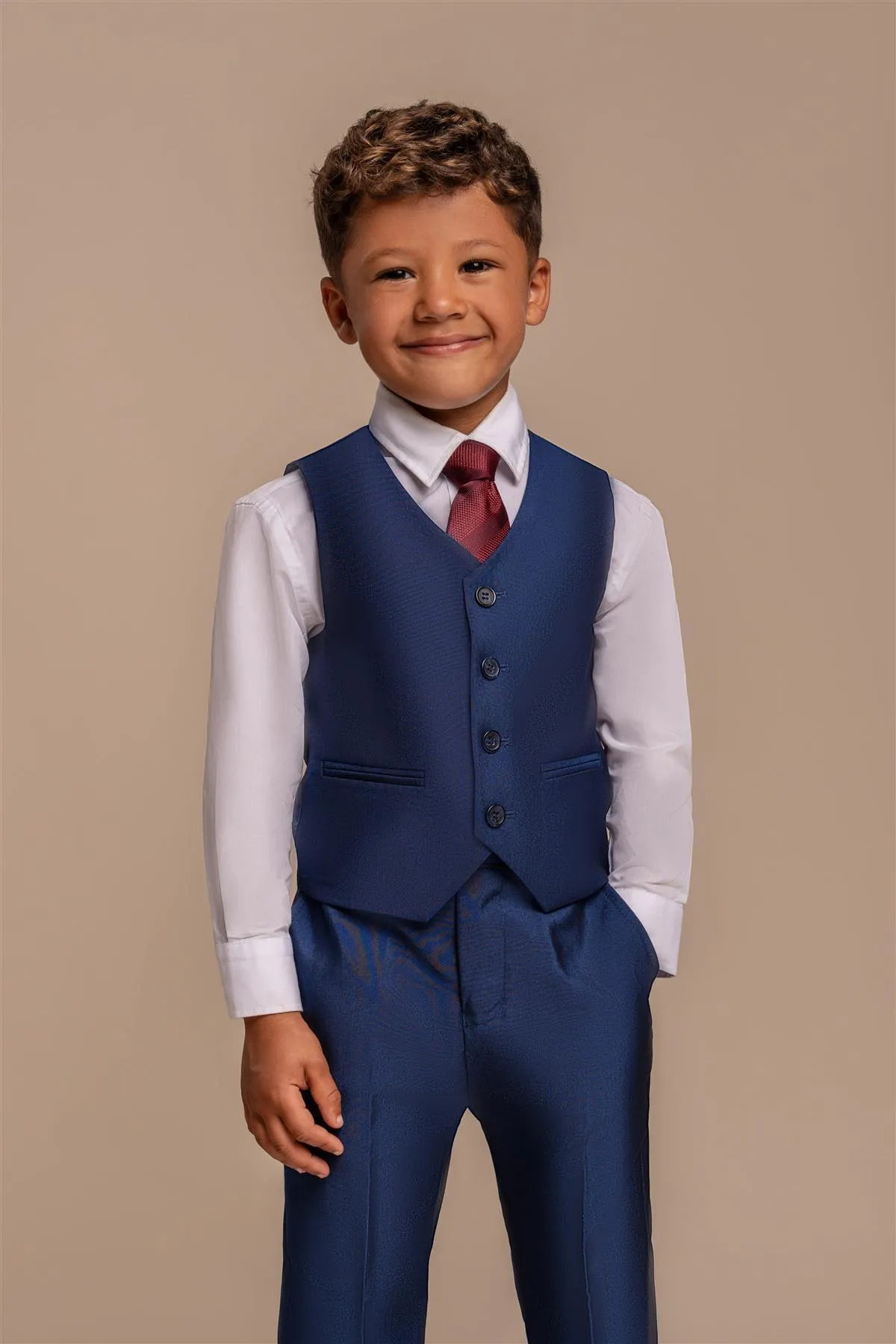 Ford Blue Boys Three Piece Suit