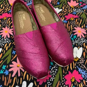 Fuchsia Glitter Shoes