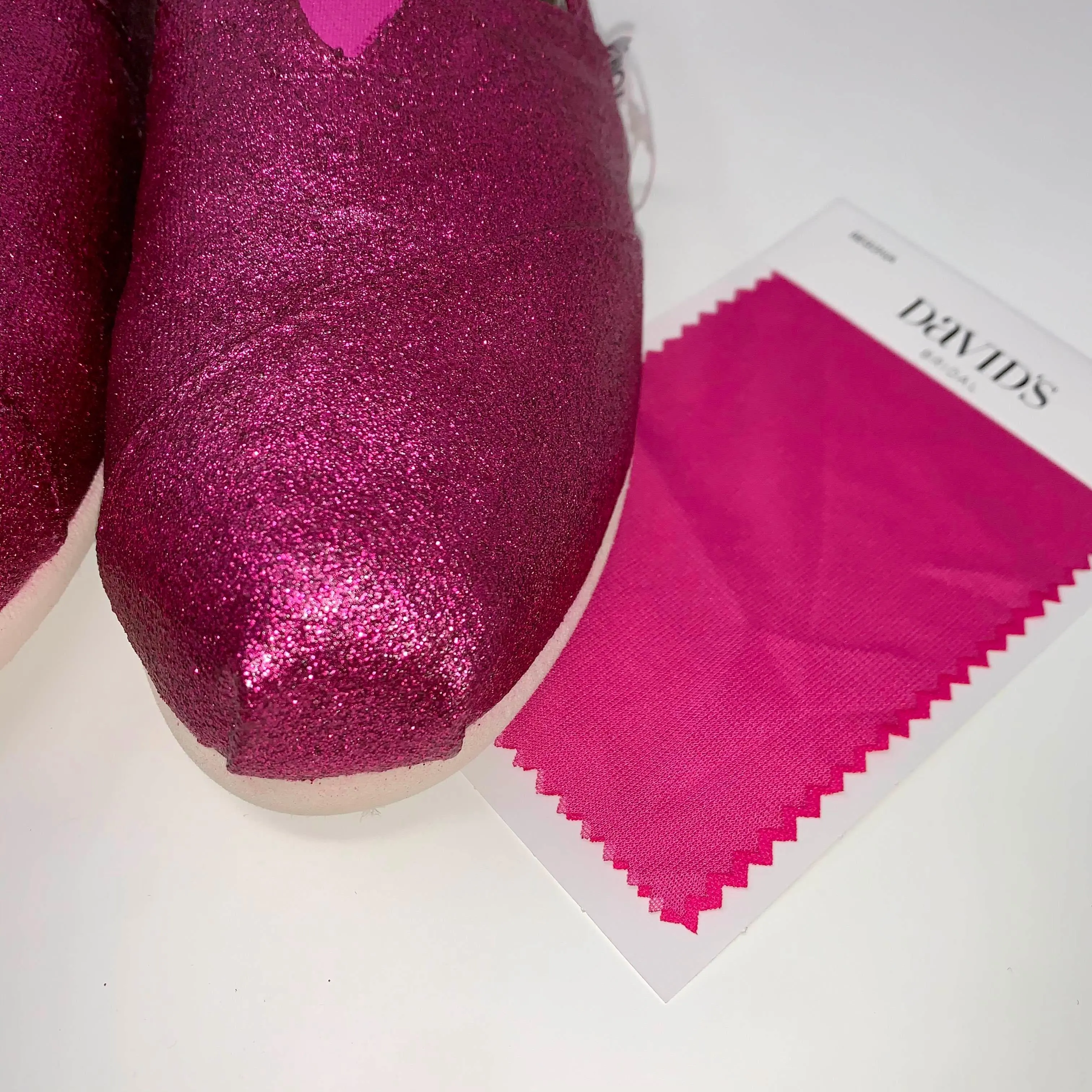 Fuchsia Glitter Shoes