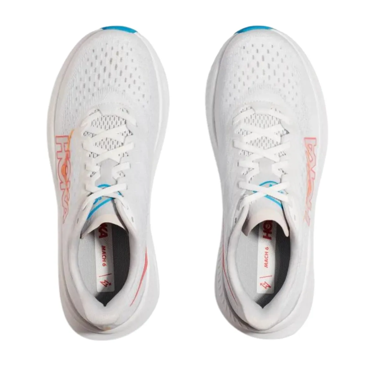 Hoka One One Women's Mach 6 White/Nimbus Cloud