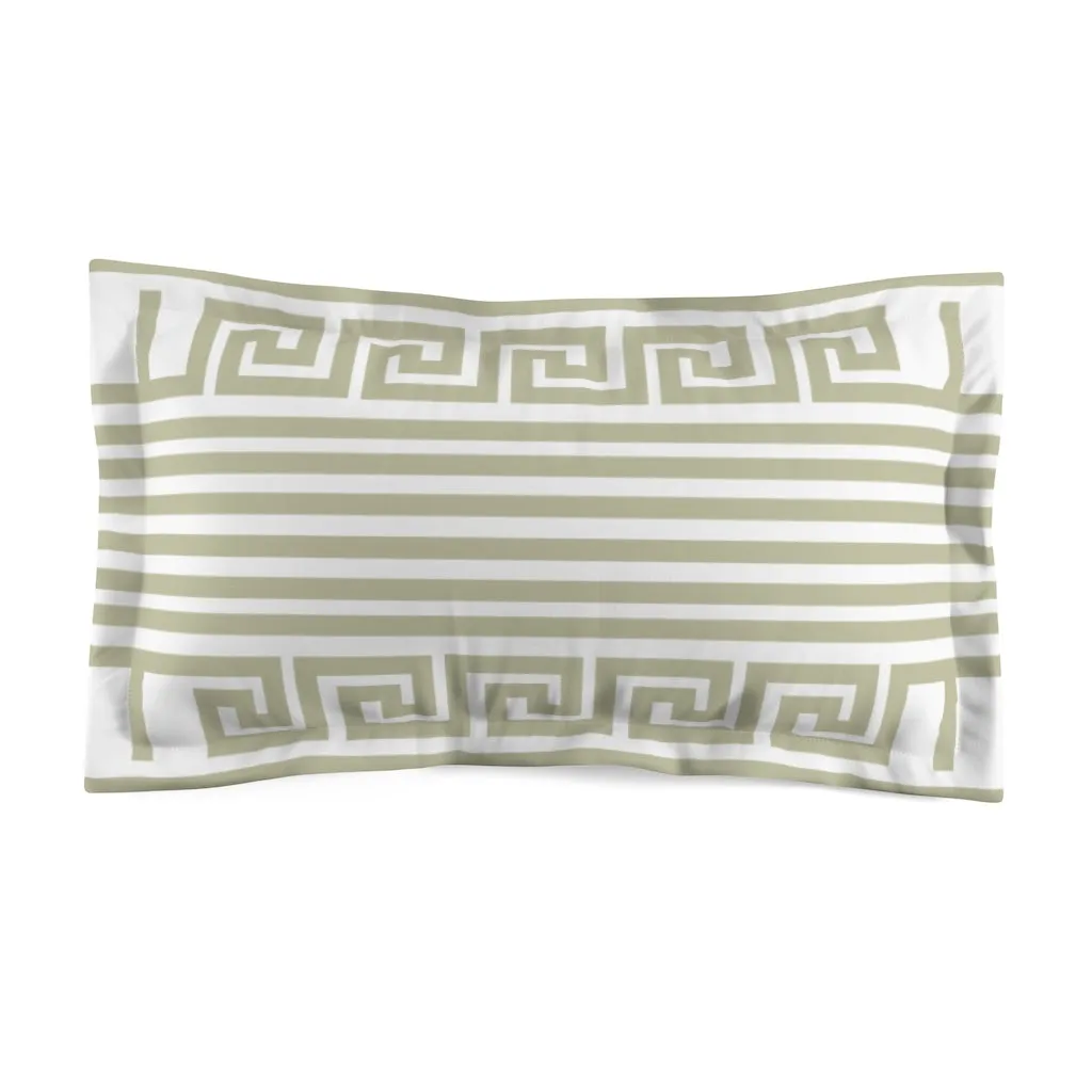 In Theory Olive Microfiber Pillow Sham