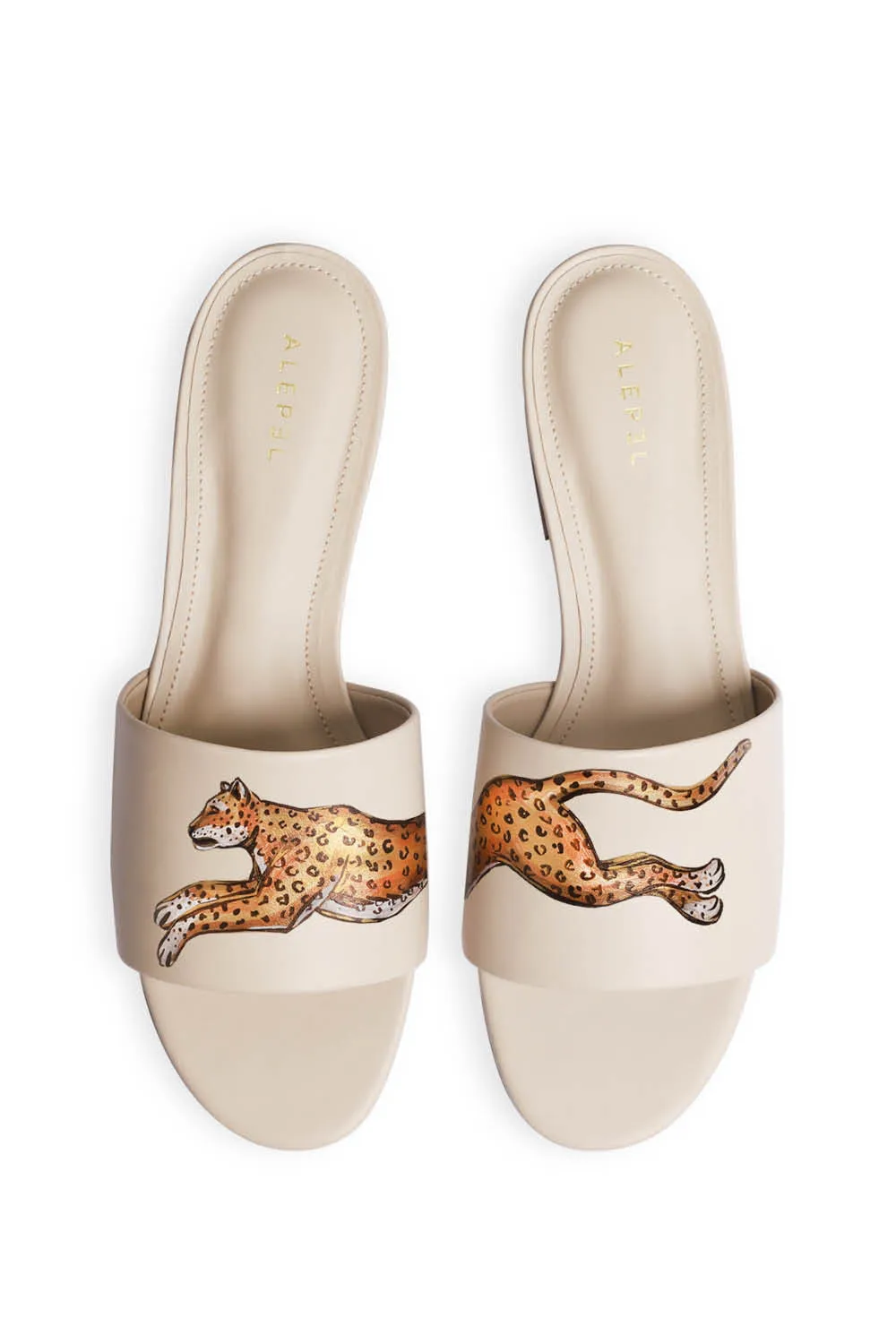 Leopard Beige Slide