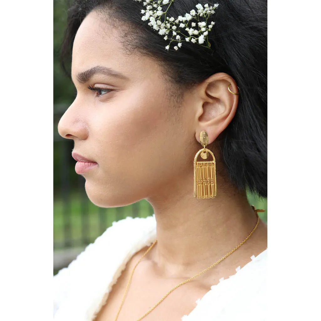 Lingua Nigra Fringe Theory Earrings