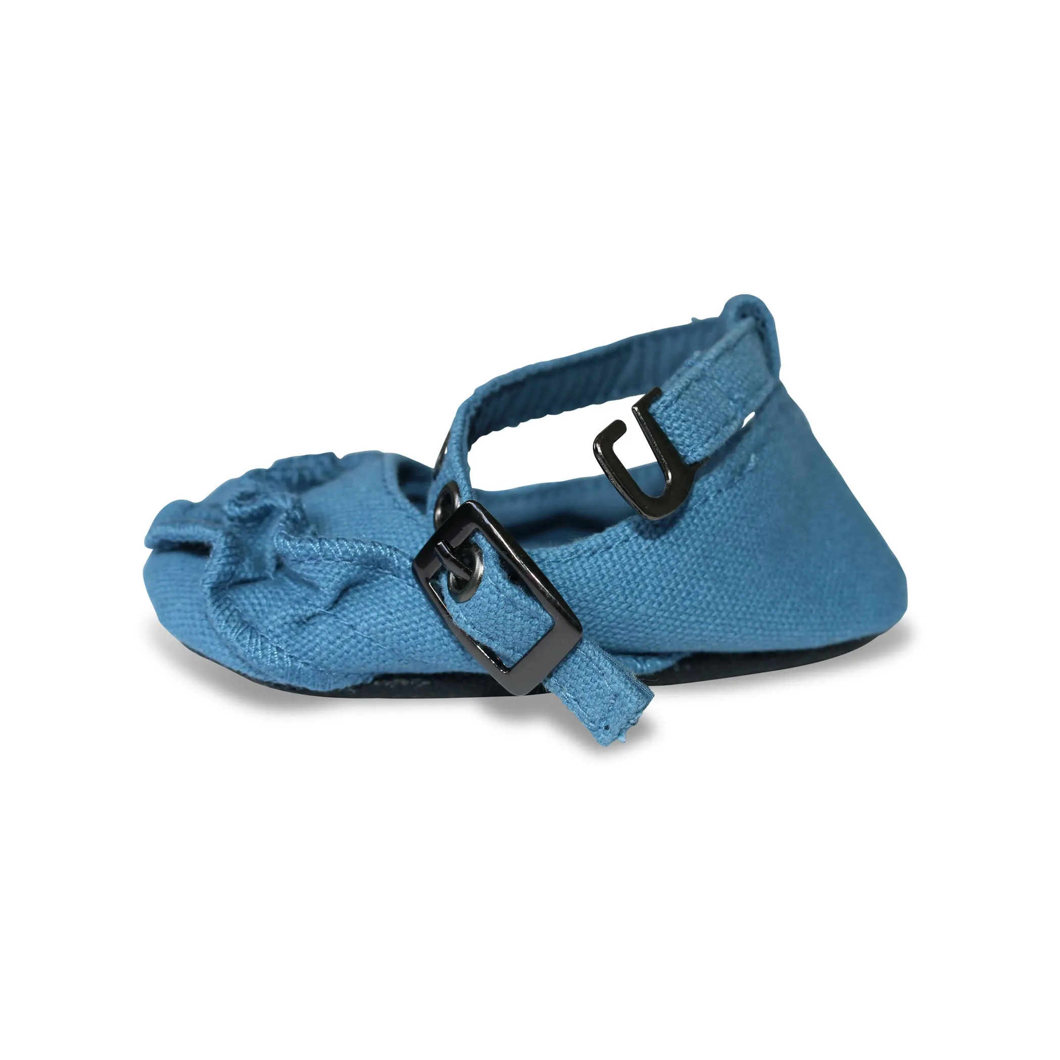 Marine Ruffle Mary Janes