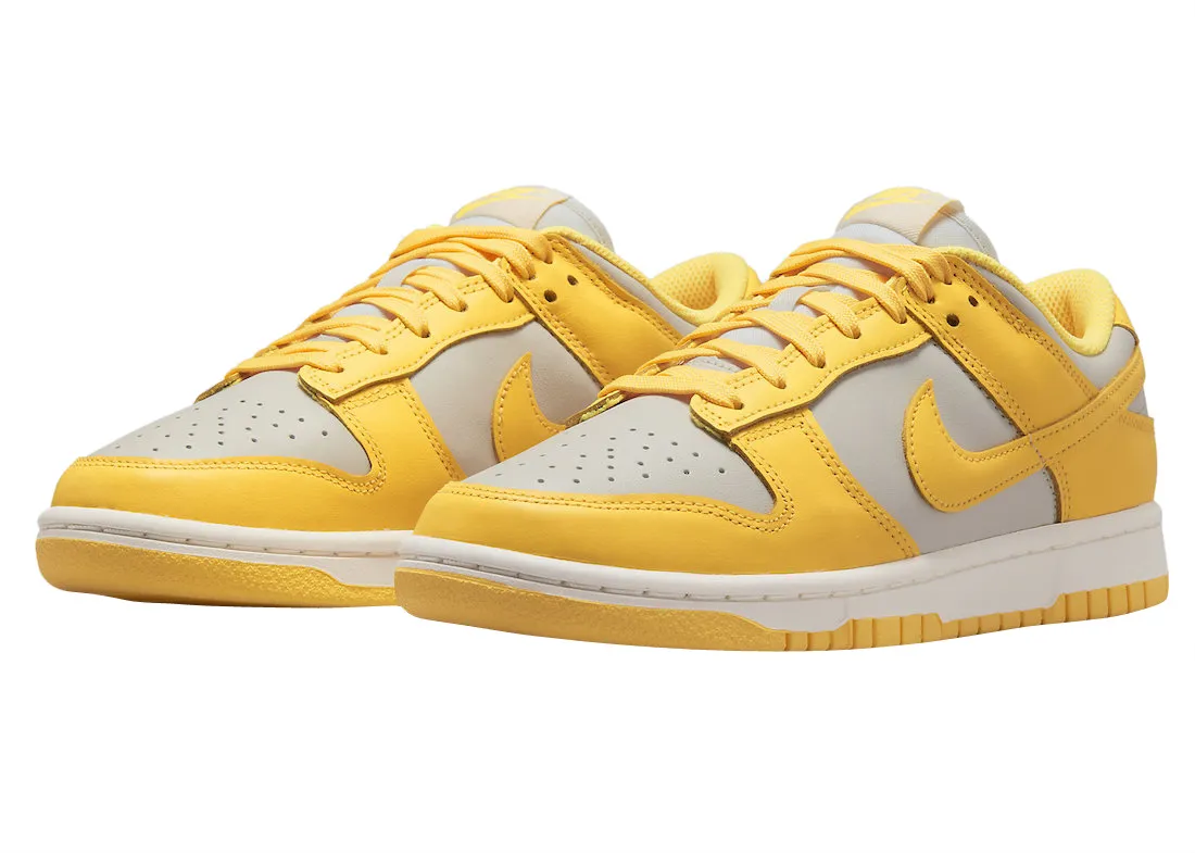 Nike Women's Dunk Low Shoes - Light Bone / Citron Pulse / Sail