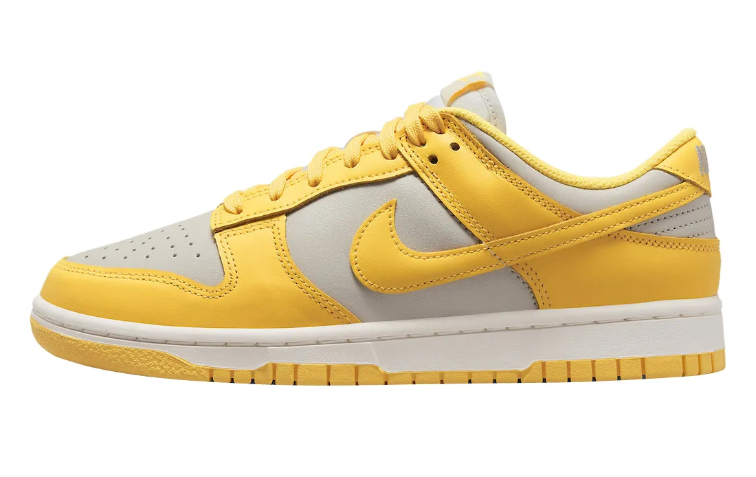 Nike Women's Dunk Low Shoes - Light Bone / Citron Pulse / Sail