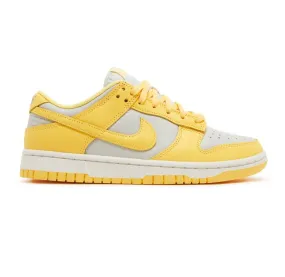 Nike Women's Dunk Low Shoes - Light Bone / Citron Pulse / Sail