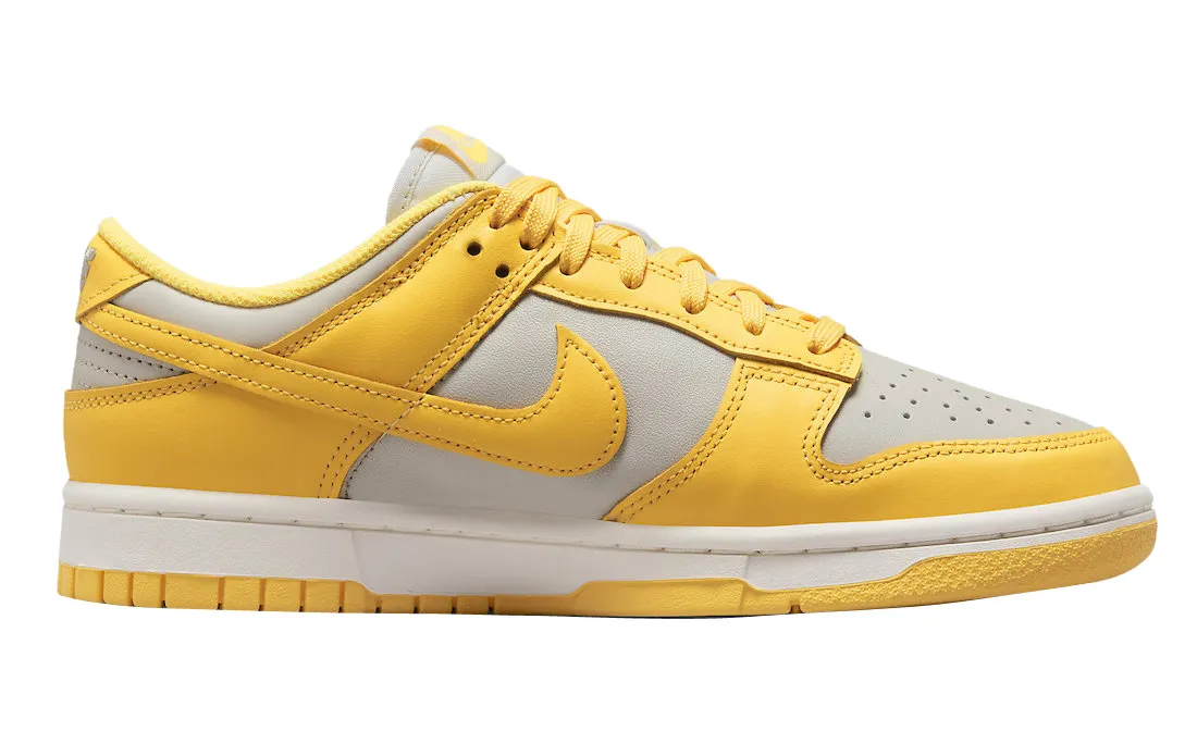 Nike Women's Dunk Low Shoes - Light Bone / Citron Pulse / Sail