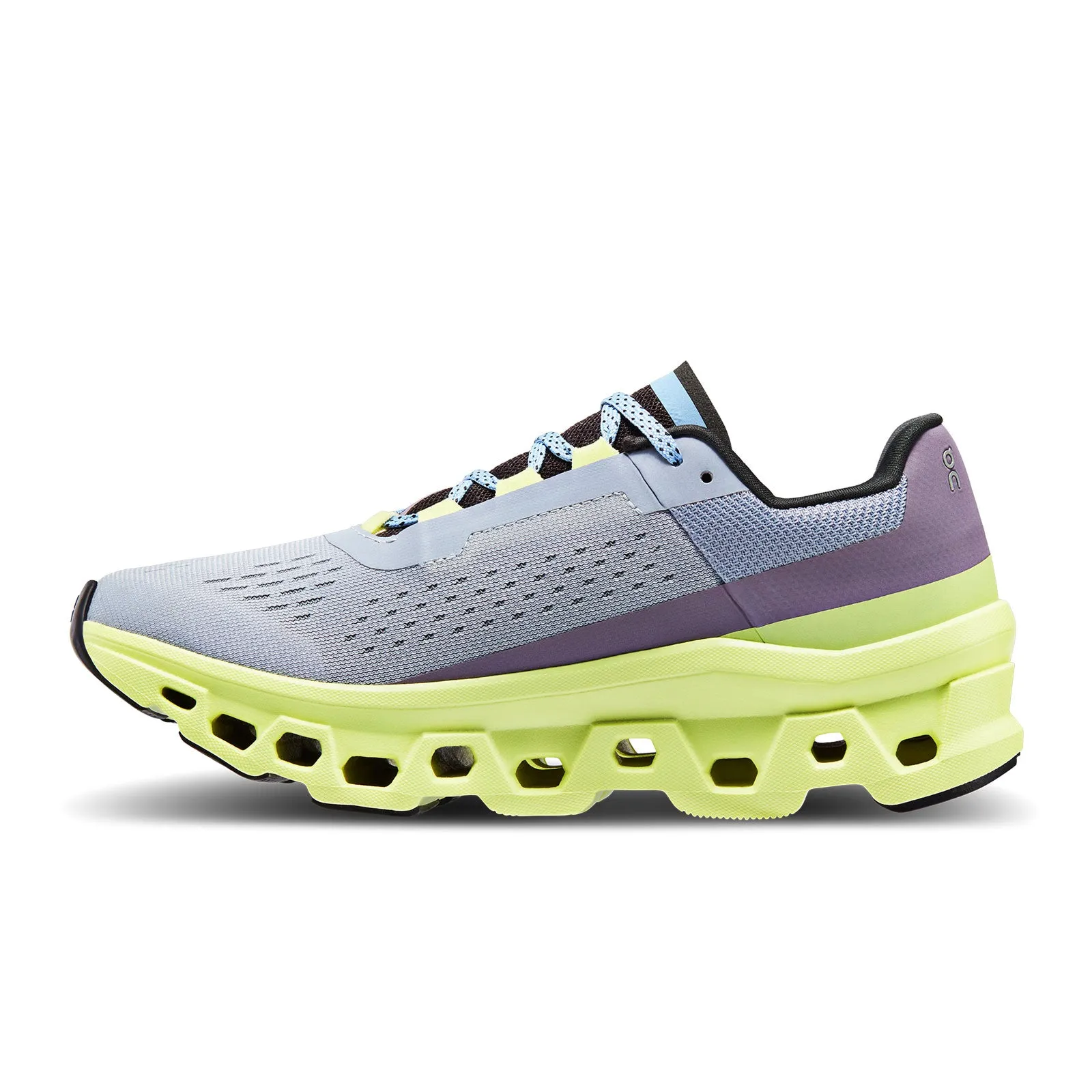 On Running Cloudmonster Running Shoe (Women) - Nimbus/Hay